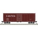 USRA Steel Rebuilt 40′ Boxcar - Ready to Run - Master(R) -- Canton Railroad 611 (Boxcar Red, white), N, Atlas Model Railroad C