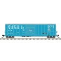 CNCF 5000 50′ Boxcar - Ready to Run - Master(R) -- Atlantic & Western 1024 (blue, white), HO, Atlas Model Railroad Co. 2000713