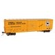 50′ ACF Exterior Post Boxcar - Ready to Run -- Terminal Railway Alabama State Docks TASD 78412 (yellow, white, black)