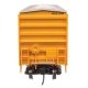 50′ ACF Exterior Post Boxcar - Ready to Run -- Mississippi Export Railroad MSE 836 (yellow, black, white)