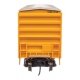 50′ ACF Exterior Post Boxcar - Ready to Run -- Mississippi Export Railroad MSE 836 (yellow, black, white)